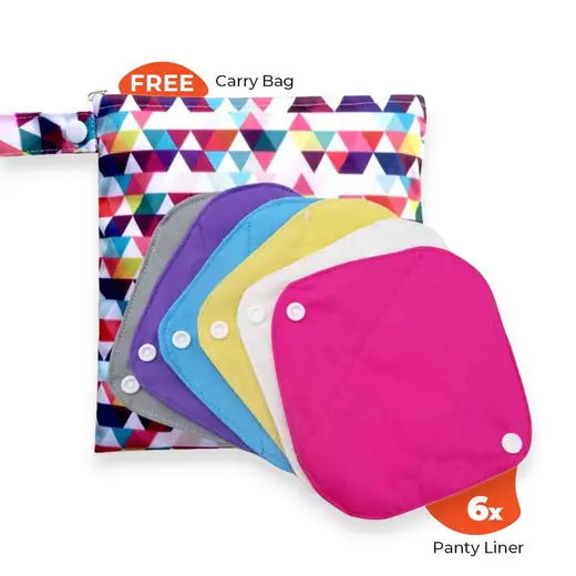 Mixed Solid Colors Liners Set (6-Pack + FREE Carry Bag)